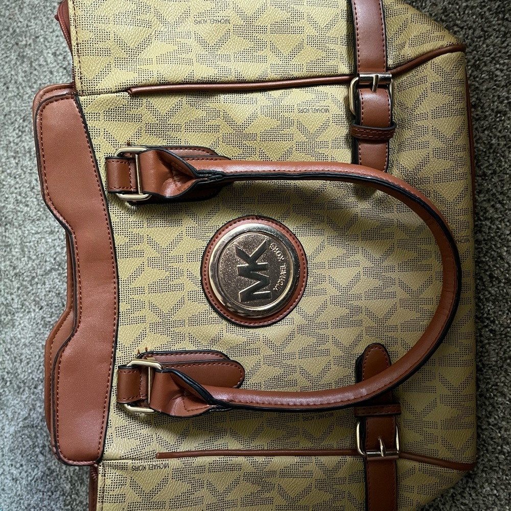 Michael Kors Brown Leather Handbag